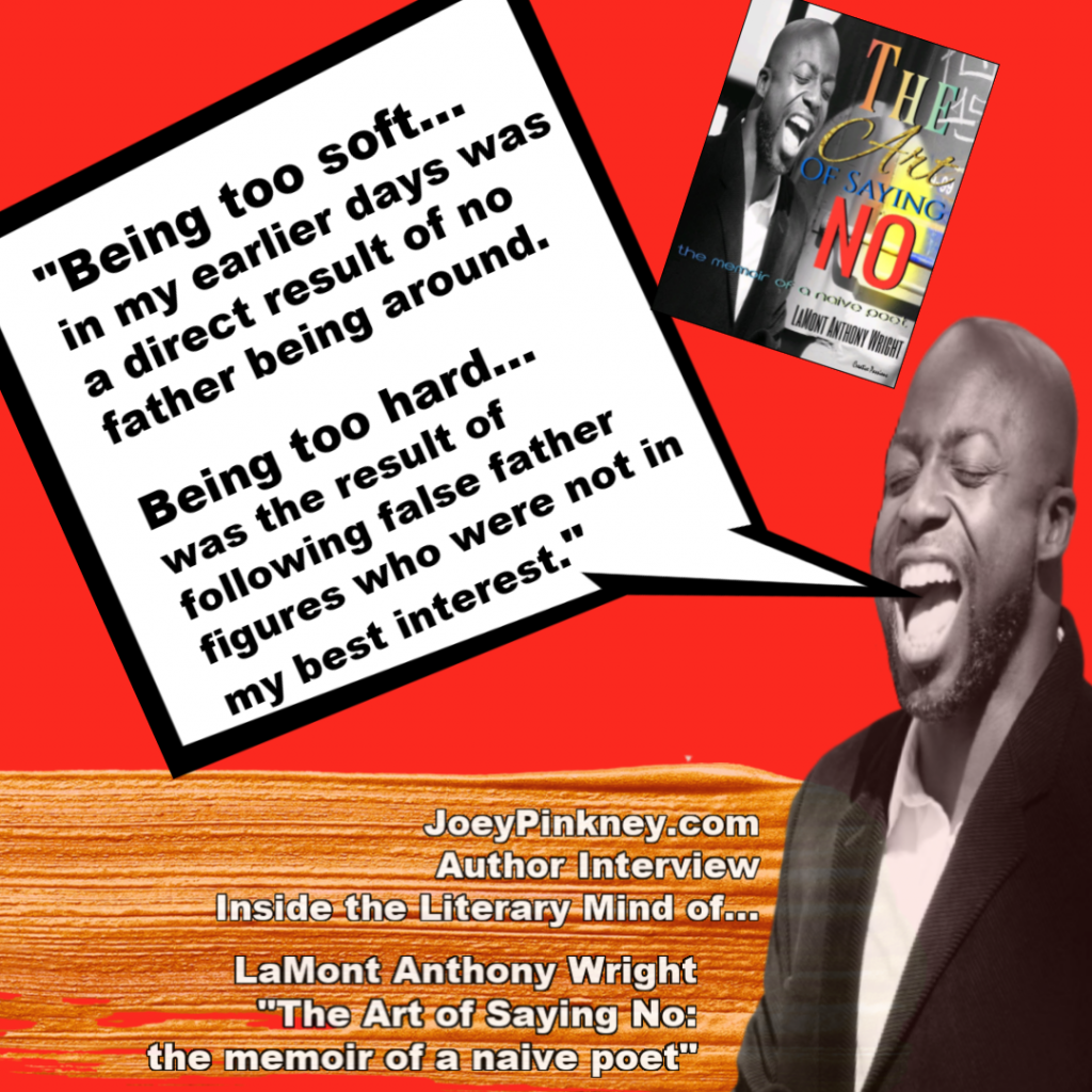 inside the literary mind of - lamont anthony wright - the art of saying no